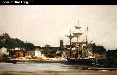 Charles-Francois Daubigny The Harbour at Honfleur